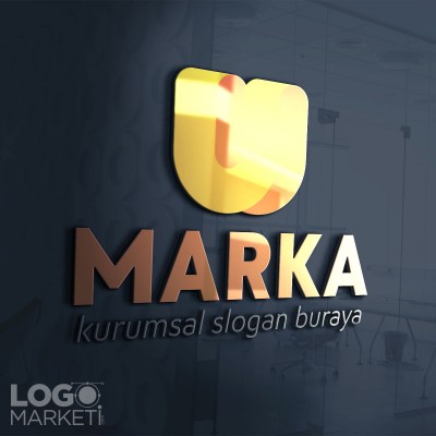 U Harfi Logo Tasarımı