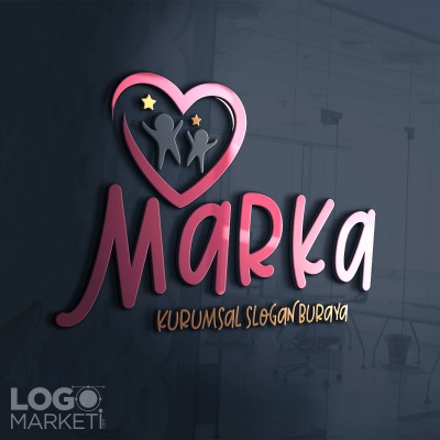 Çocuklar ve Sevgi Logo Tasarımı Çocuklar ve Sevgi Logo Tasarımı