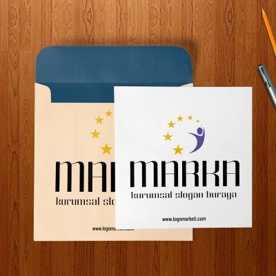 İnsan ve Yıldızlar Hazır Logo Tasarımı