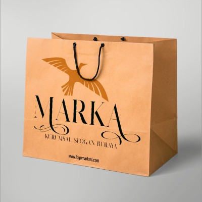 Klasik Uçan Kuş Logo Tasarımı