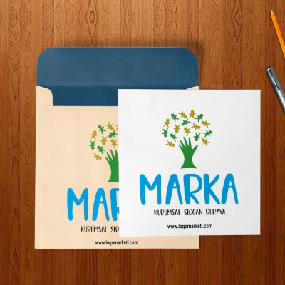 El ve Çocuklardan Ağaç Hazır Logo Tasarımı El ve Çocuklardan Ağaç Hazır Logo Tasarımı