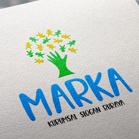 El ve Çocuklardan Ağaç Hazır Logo Tasarımı El ve Çocuklardan Ağaç Hazır Logo Tasarımı