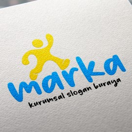 Yürüyen Adam Hazır Logo Tasarımı