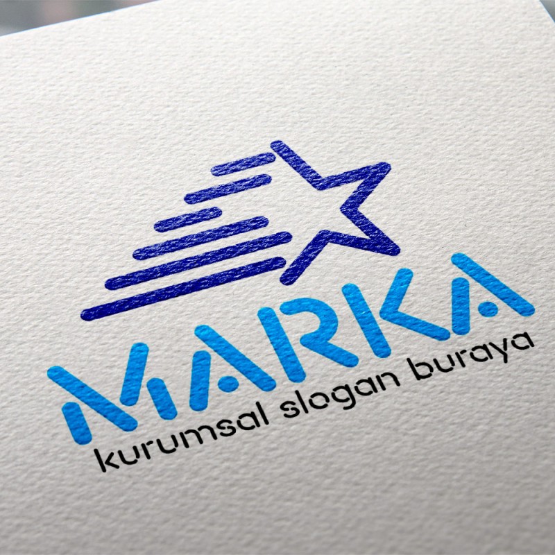 Kayan Yıldız Hazır Logo Tasarımı