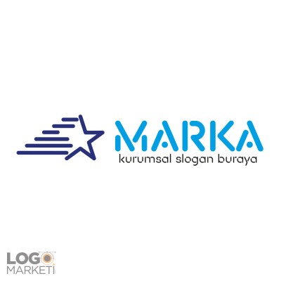 Kayan Yıldız Hazır Logo Tasarımı