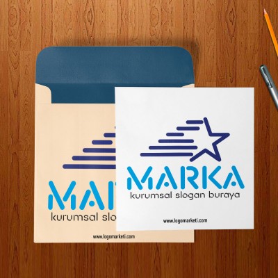 Kayan Yıldız Hazır Logo Tasarımı