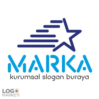 Kayan Yıldız Hazır Logo Tasarımı