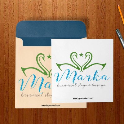 Kuğular Hazır Logo Tasarımı