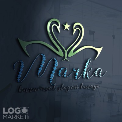 Kuğular Hazır Logo Tasarımı