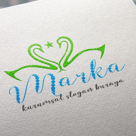 Kuğular Hazır Logo Tasarımı