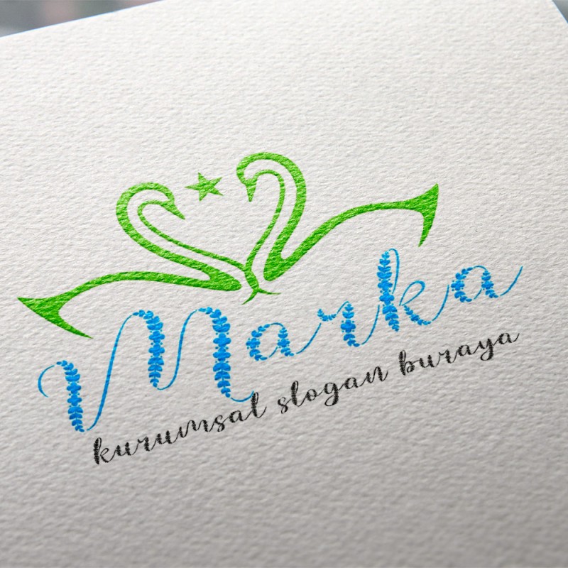 Kuğular Hazır Logo Tasarımı