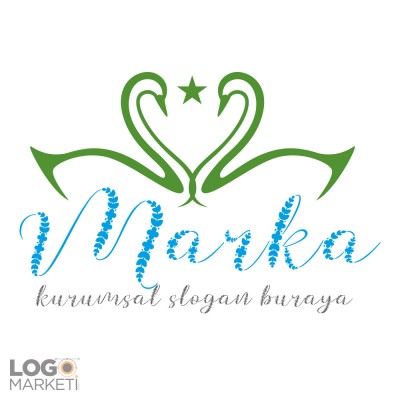 Kuğular Hazır Logo Tasarımı