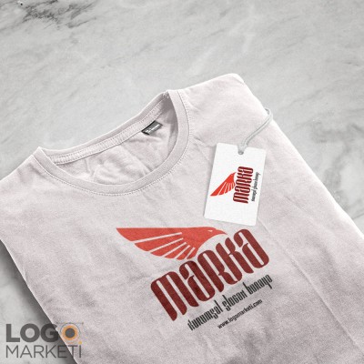 Şahin Başı ve Kanatlar Logo Tasarımı