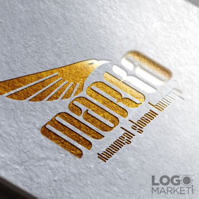 Şahin Başı ve Kanatlar Logo Tasarımı