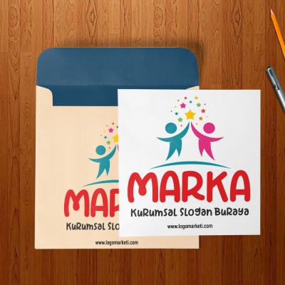 Çocuklar ve Yıldızlar Logo Tasarımı Çocuklar ve Yıldızlar Logo Tasarımı