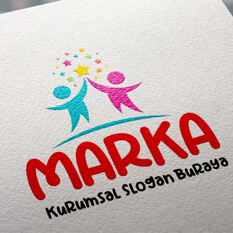 Çocuklar ve Yıldızlar Logo Tasarımı Çocuklar ve Yıldızlar Logo Tasarımı