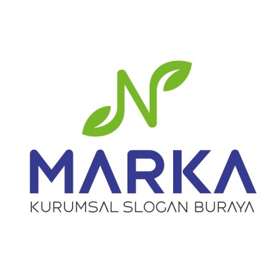 N Harfi ve Yapraklar Doğal Logo Tasarımı