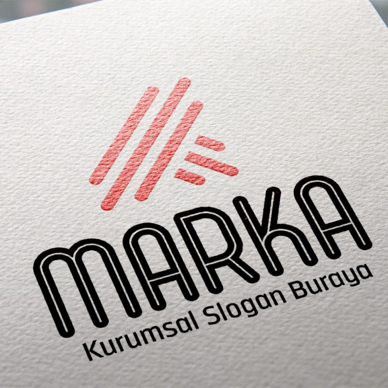 Geometrik K Harfli Logo Tasarımı