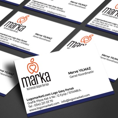 Elma ve Kalp Logo Tasarımı