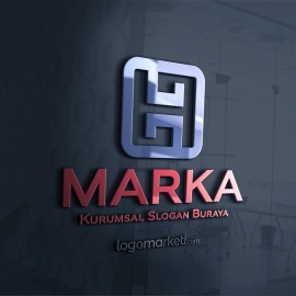 H Harfi Logo Tasarımı