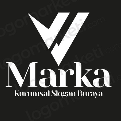 V Harfi Logo Tasarımı